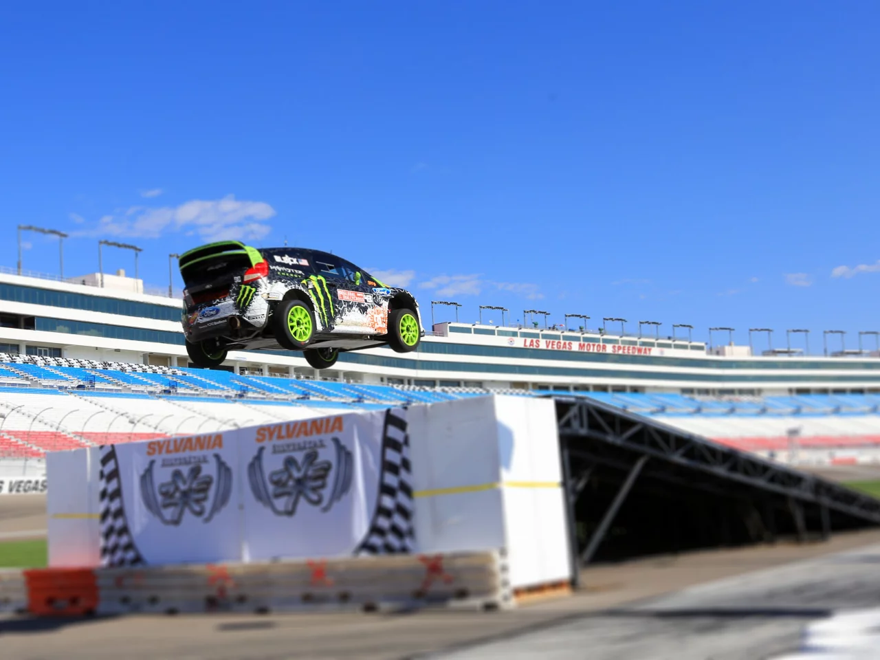 rallycross, в воздухе, авто, ken block, ford, fiesta, скорость, rally, форд