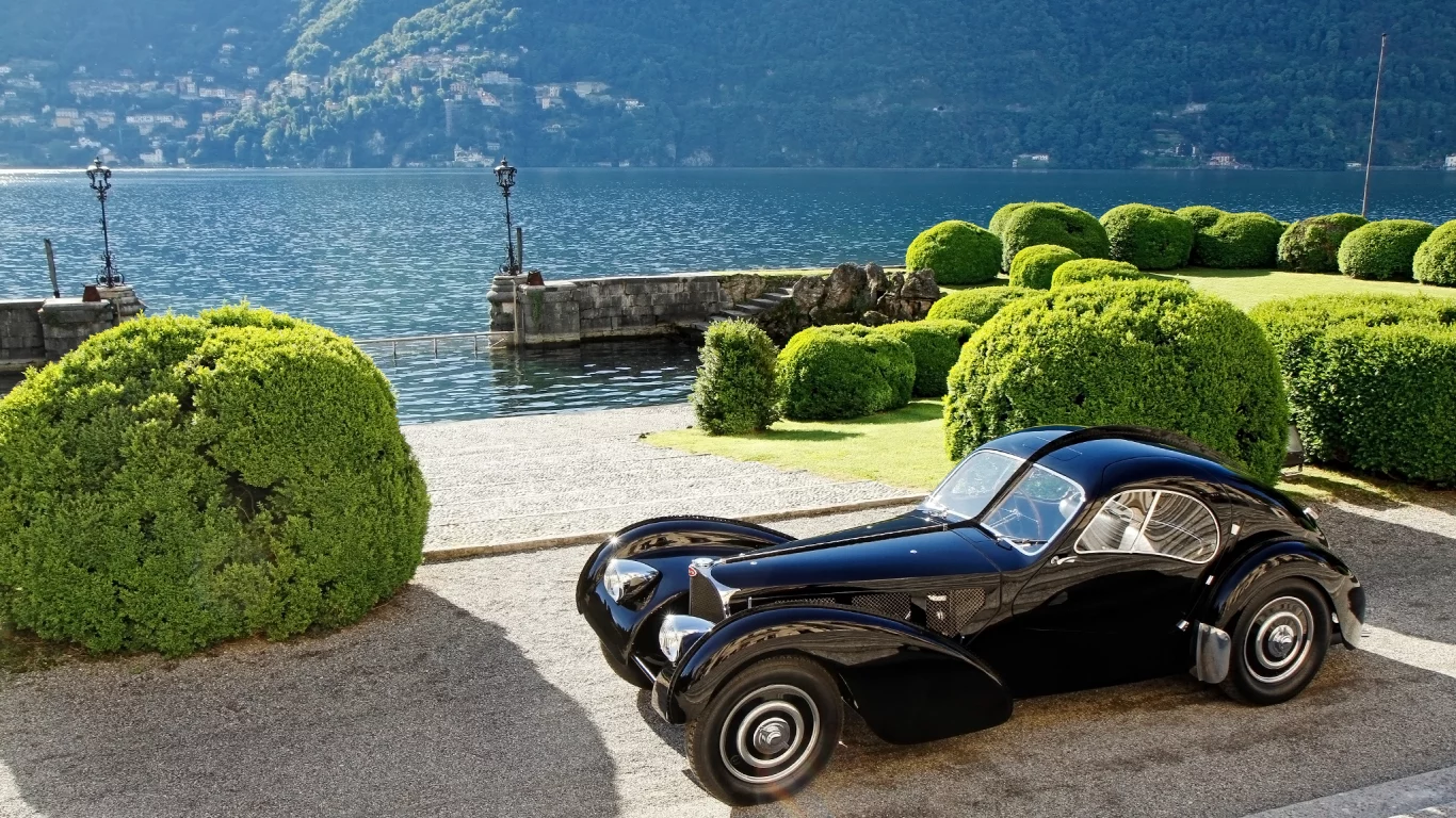 lombardy, 1938, комо, lake como, ломбардия, como, bugatti 57sc atlantic, italy