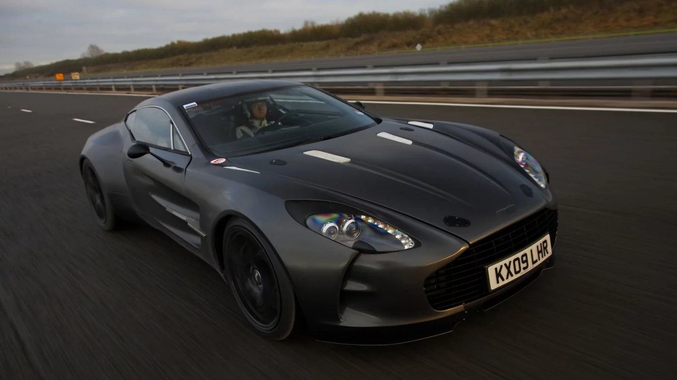 астон мартин, one-77, суперкар, aston martin, скорость, передок