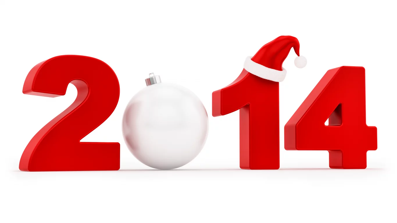 2014, с новым годом, цифры, шарик