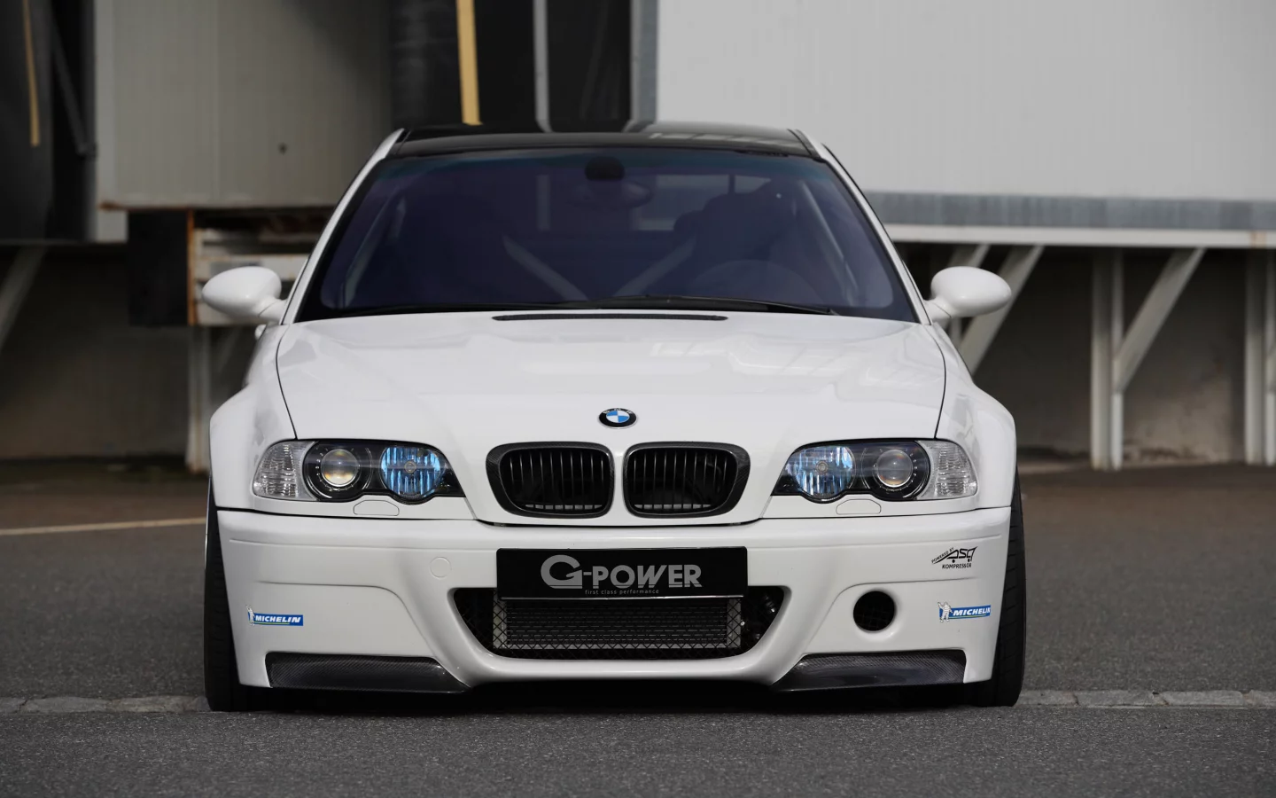 g-power, белый, white, бмв, передок, тюнинг, m3, e46, bmw