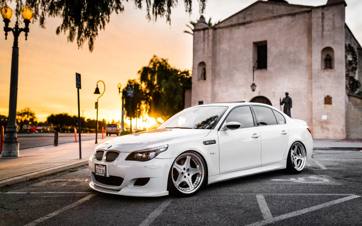 тюнинг, белый, бмв, bmw m5, autowalls