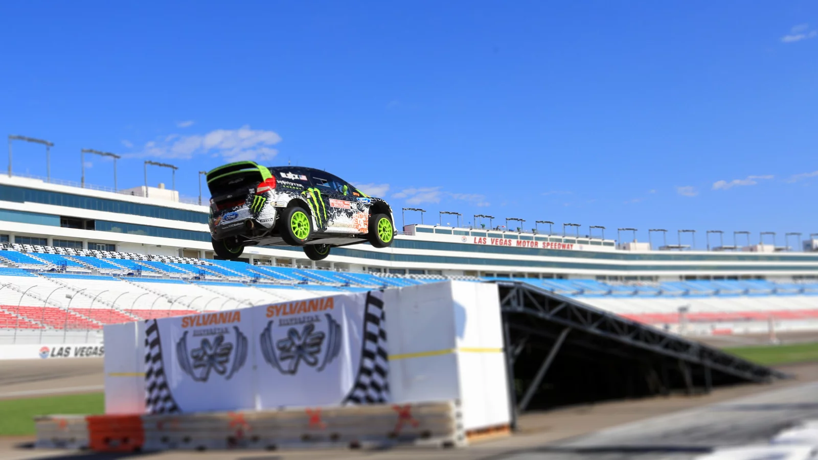 rallycross, в воздухе, авто, ken block, ford, fiesta, скорость, rally, форд