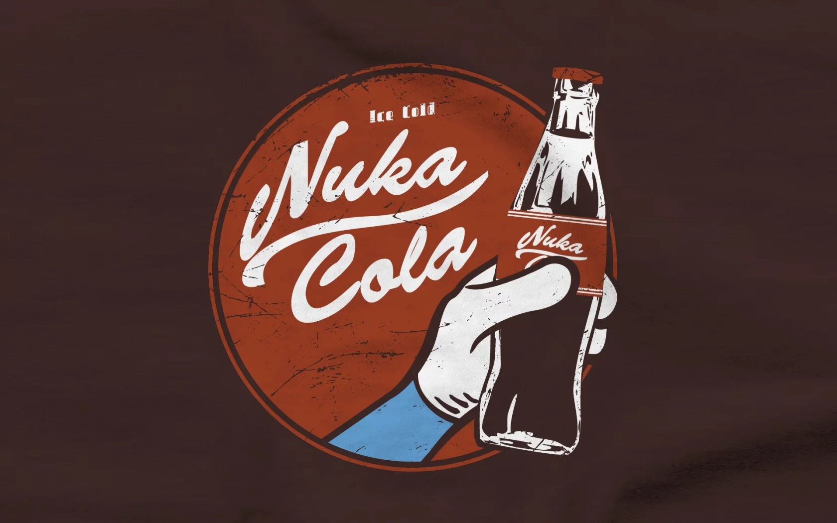 рука, ядеркола, fallout, плакат, фоллаут, кока-кола