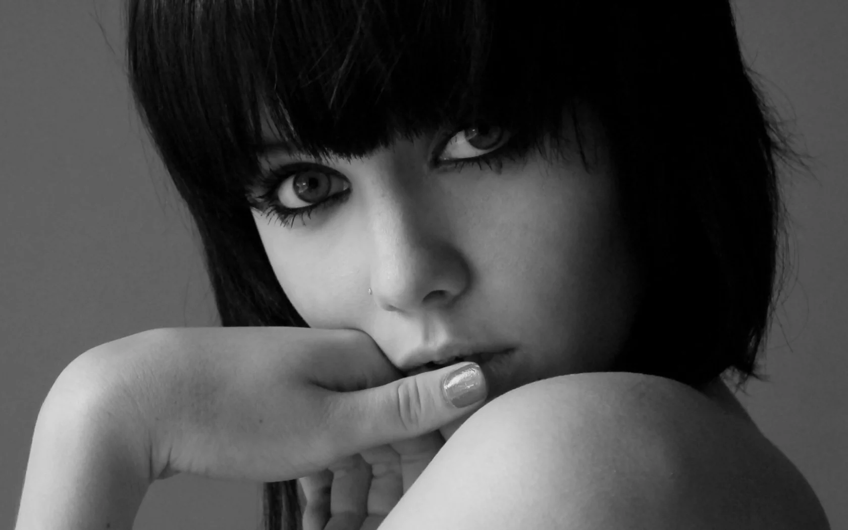 брюнетка, красивые глаза, взгляд, модель, mellisa clarke