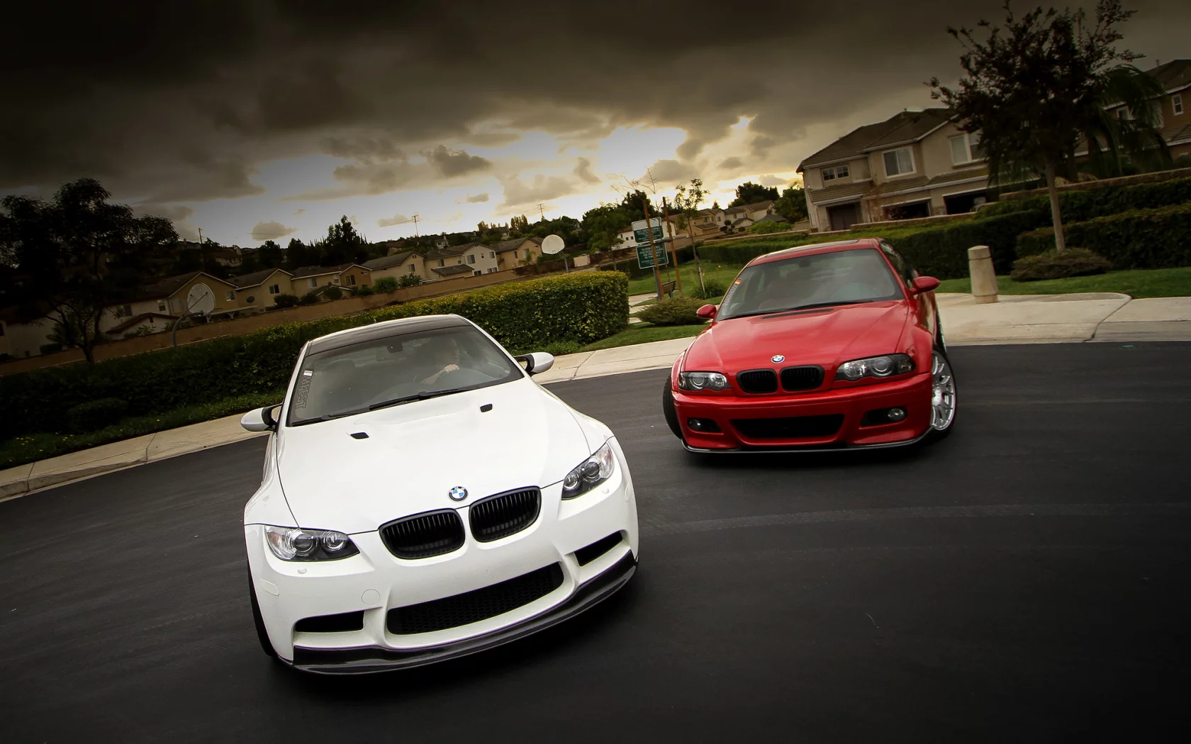 передок, e92, e46, m3, red, красный, белый, небо, white, bmw, бмв