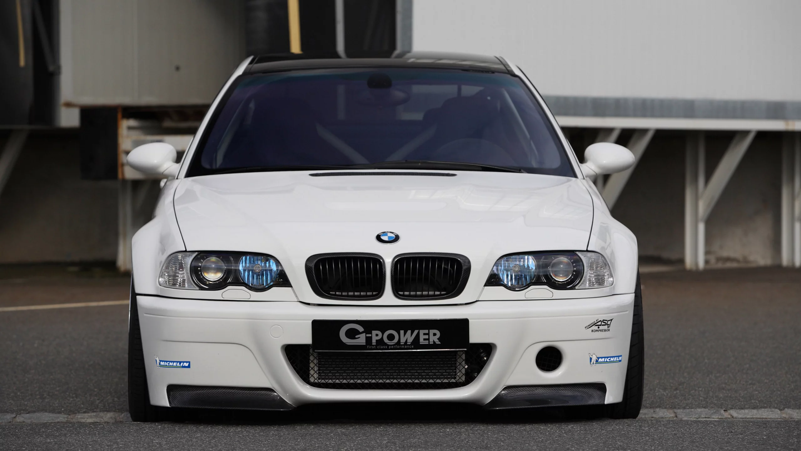 g-power, белый, white, бмв, передок, тюнинг, m3, e46, bmw