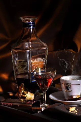 малых, коньяк, сигар, кофе, рюмка, cafe creme, _nakhimov_, пачка