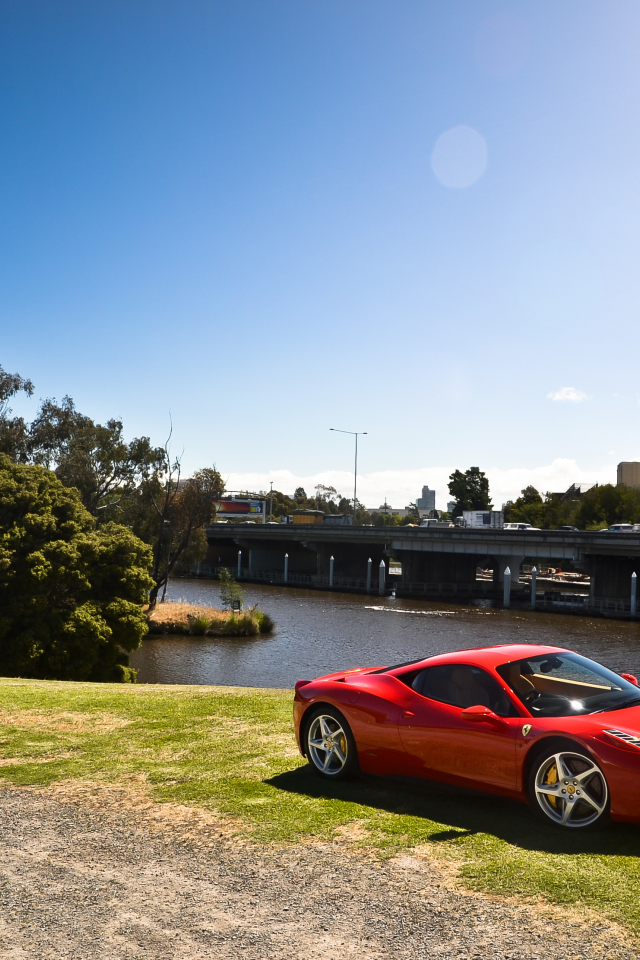 Ferrari 458 Italia сверху