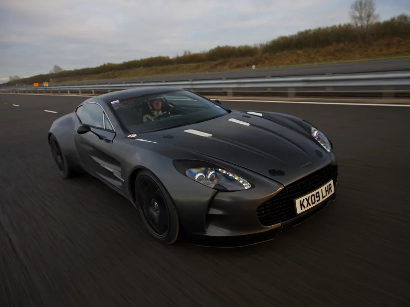 астон мартин, one-77, суперкар, aston martin, скорость, передок