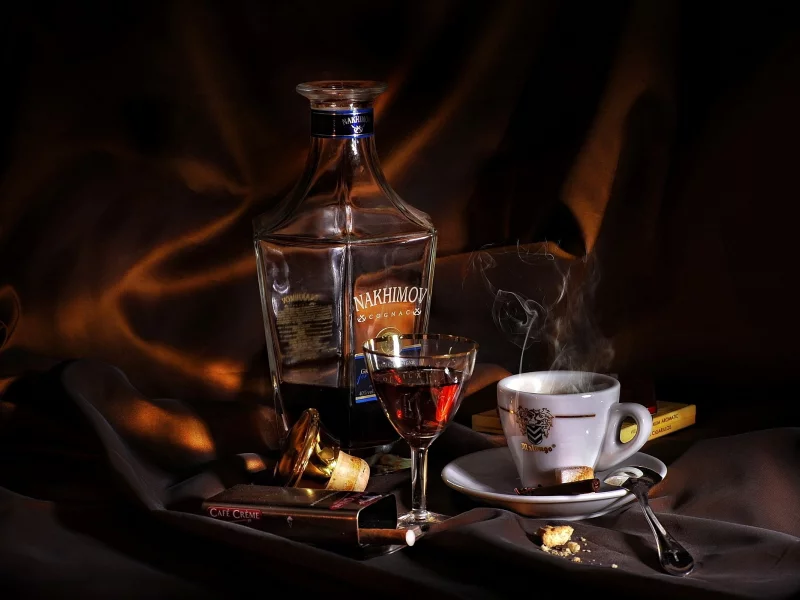 малых, коньяк, сигар, кофе, рюмка, cafe creme, _nakhimov_, пачка