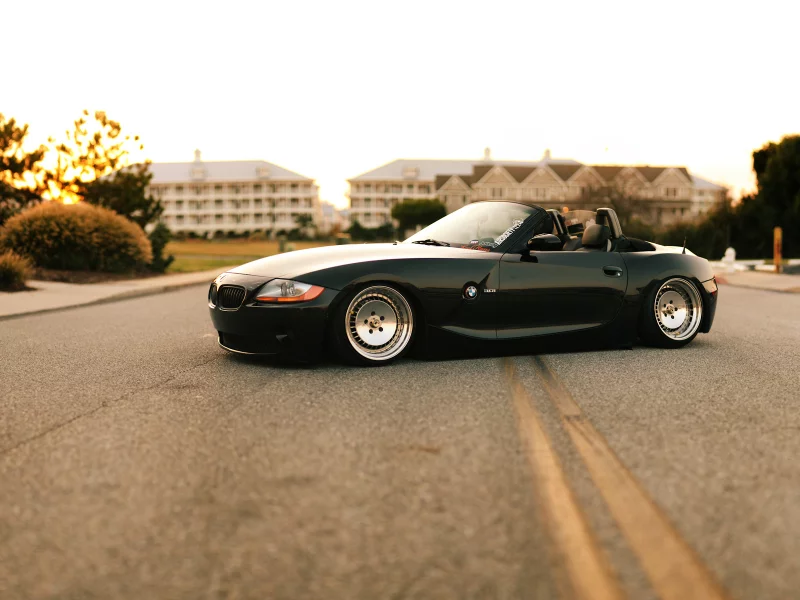 вечер, bmw z4, тюнинг, бмв, родстер