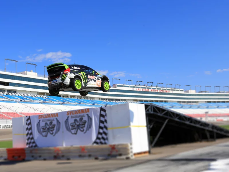 rallycross, в воздухе, авто, ken block, ford, fiesta, скорость, rally, форд