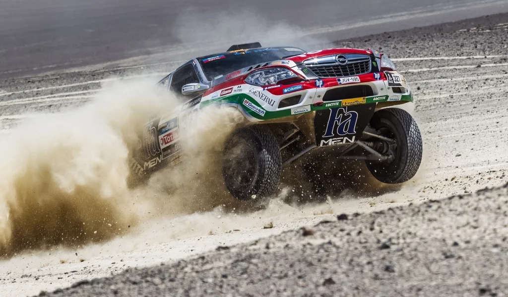 пыль, передок, opel, rally, dakar, дакар, внедорожник, опель