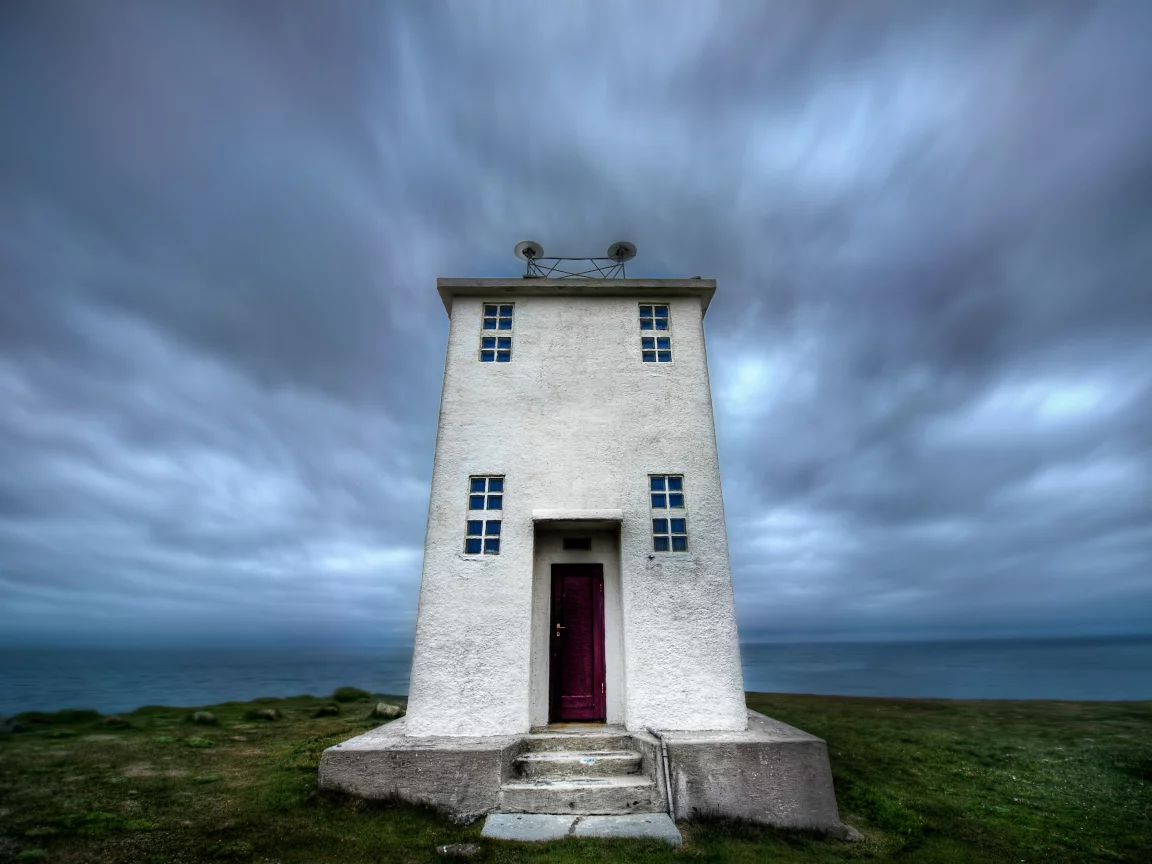 sky, маяк, тучи, исландия, iceland, clouds, sea, lighthouse, море, небо