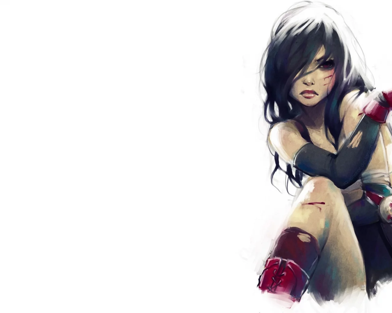 тифа, tifa, final fantasy, рисунок, lokhart, локхарт, девушка