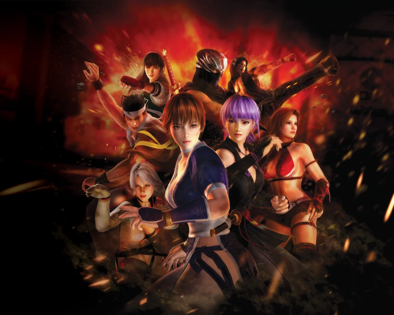 касуми, kasumi, синоби, куноити судьбы, fighting, doa5, dead or alive 5