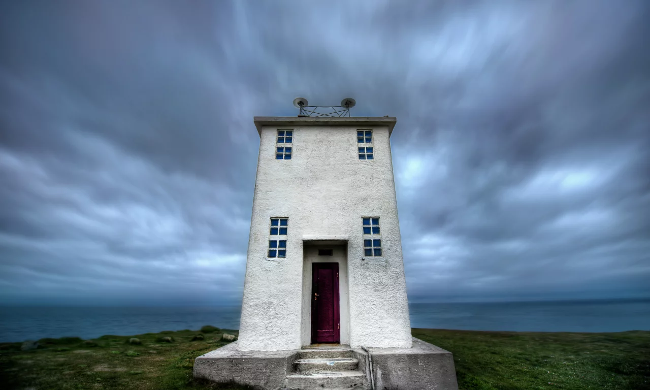 sky, маяк, тучи, исландия, iceland, clouds, sea, lighthouse, море, небо