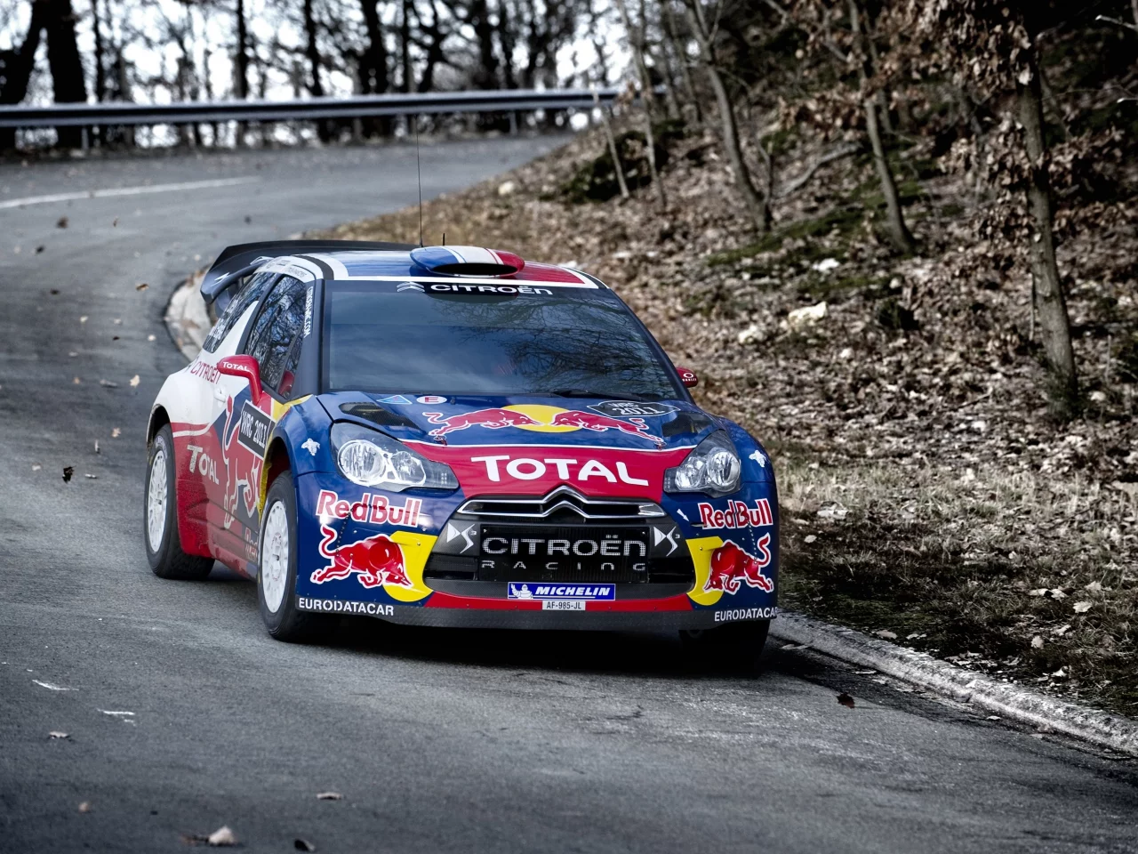 дорога, rally, осень, ралли, ситроен, red bull, citroen, авто, ds3, wrc
