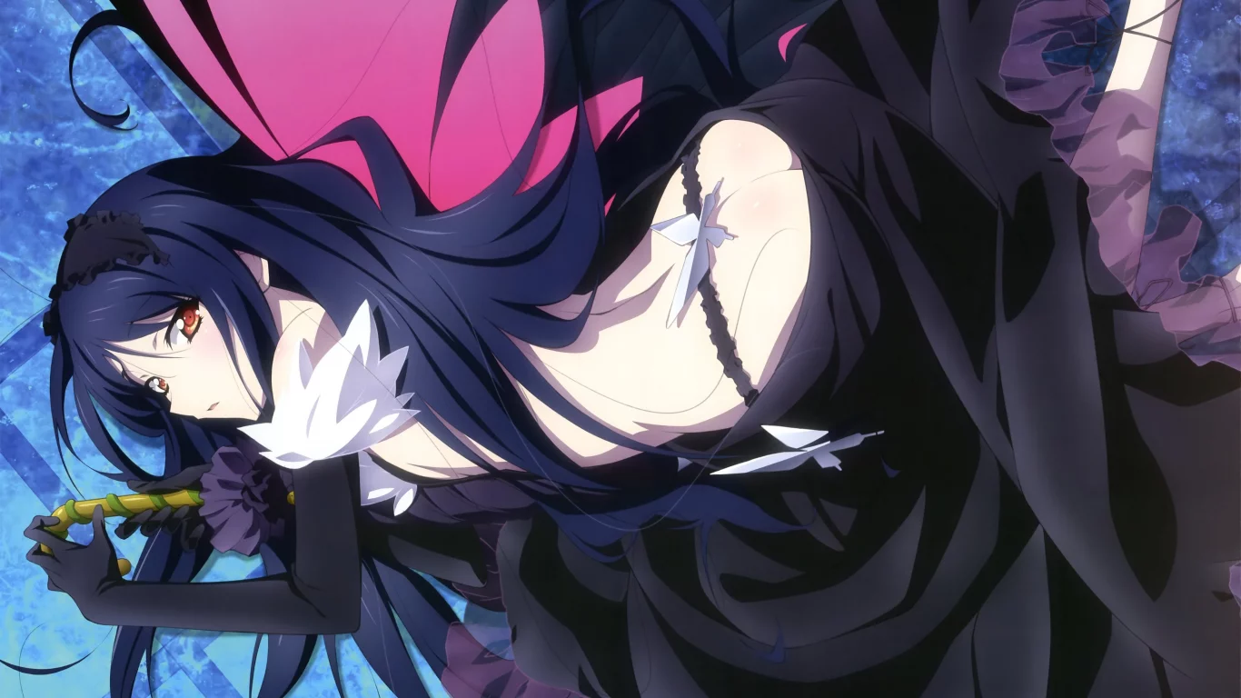 kuroyukihime, платье, accel world, крылья, ускоренный мир, девушка