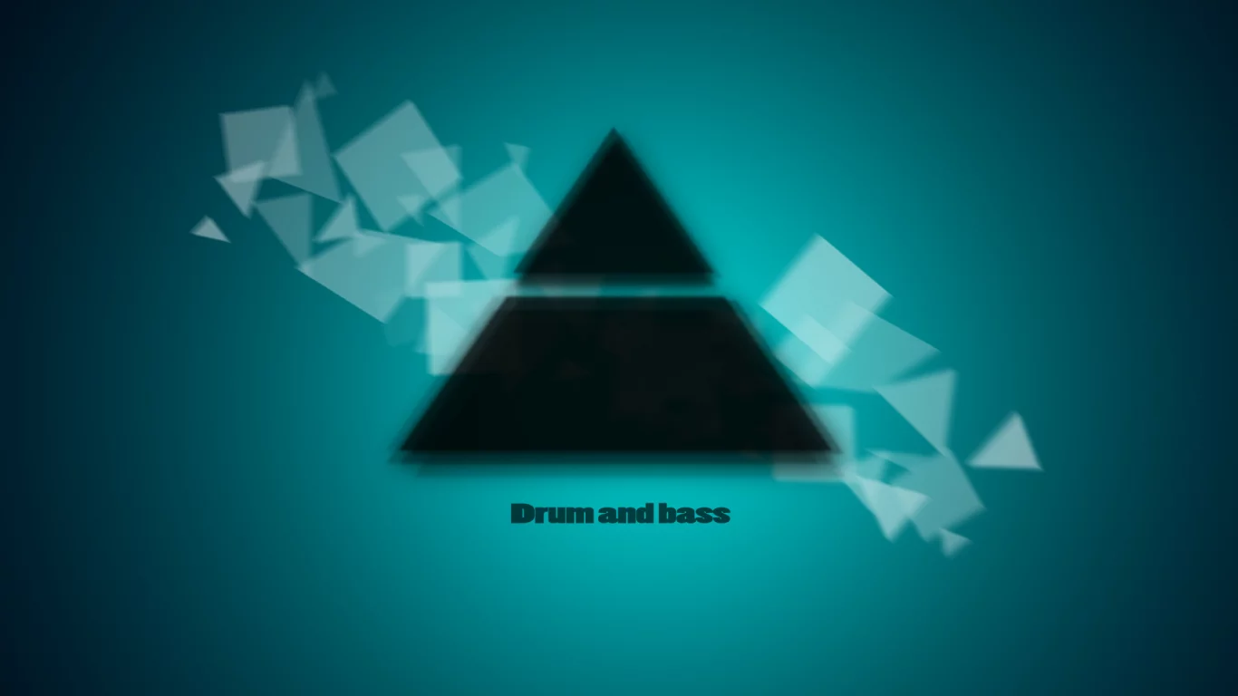 drum and bass, dnb, квадрат, треугольник, музыка