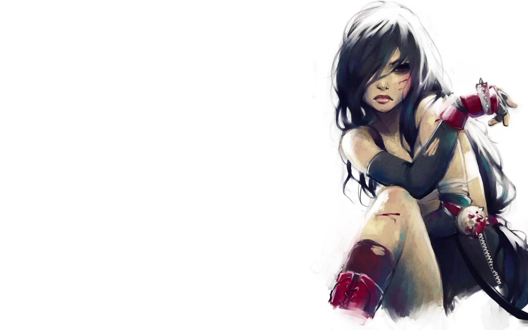 тифа, tifa, final fantasy, рисунок, lokhart, локхарт, девушка