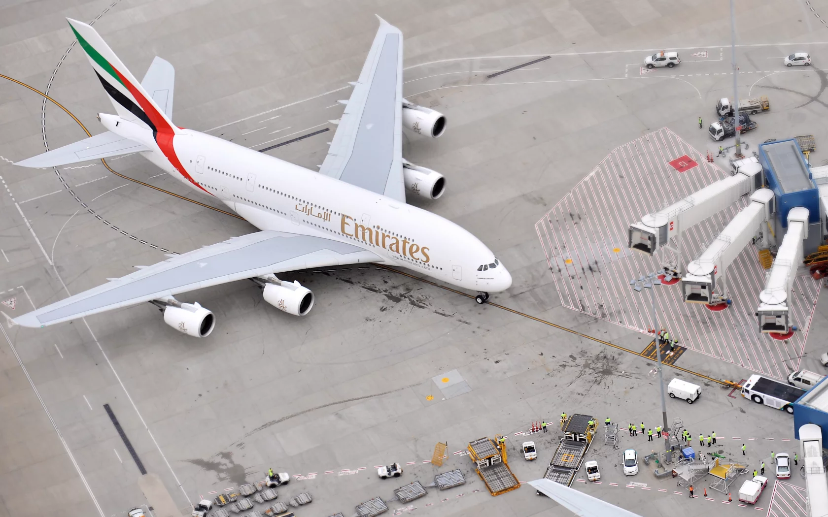 airbus, emirates airline, пассажирский, самолет, авиалайнер, a380