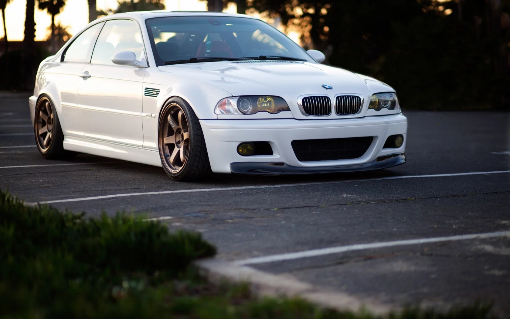 parking, m3, белый, wheels, бмв, диски, bmw, volk, e46, волк, white
