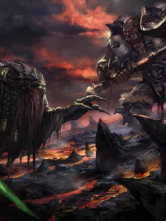 zeratul, blizzard, арт, монстры, starcraft, оружие, зератул, битва