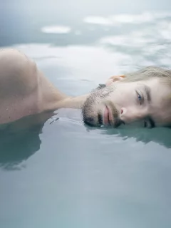 тату, вода, парень