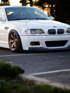 parking, m3, белый, wheels, бмв, диски, bmw, volk, e46, волк, white
