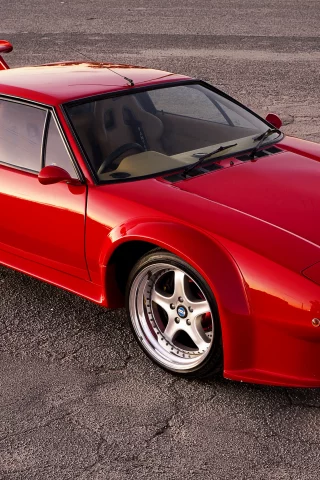 авто, red, car, de tomaso pantera, суперкар