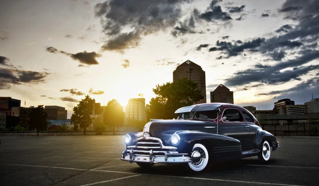 pontiac, небо, стримлайнер, понтиак, black, чёрный, streamliner 8