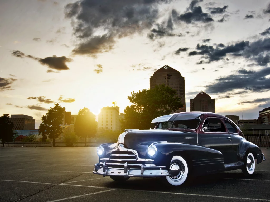 pontiac, небо, стримлайнер, понтиак, black, чёрный, streamliner 8