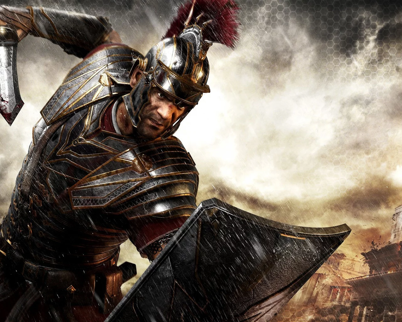 Ryse:Son of Rome, римляне, доспехи, взгляд, бой