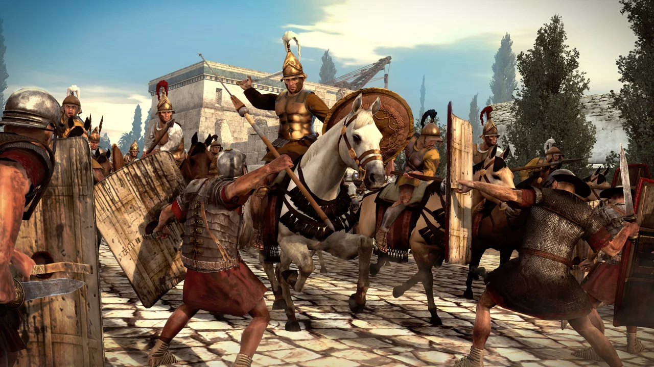 Rome II Total War, римляне, эпироты, доспехи, бой