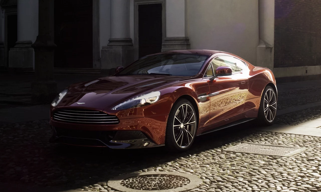 суперкар, ванкуиш, aston martin, vanquish, бордовый, астон мартин