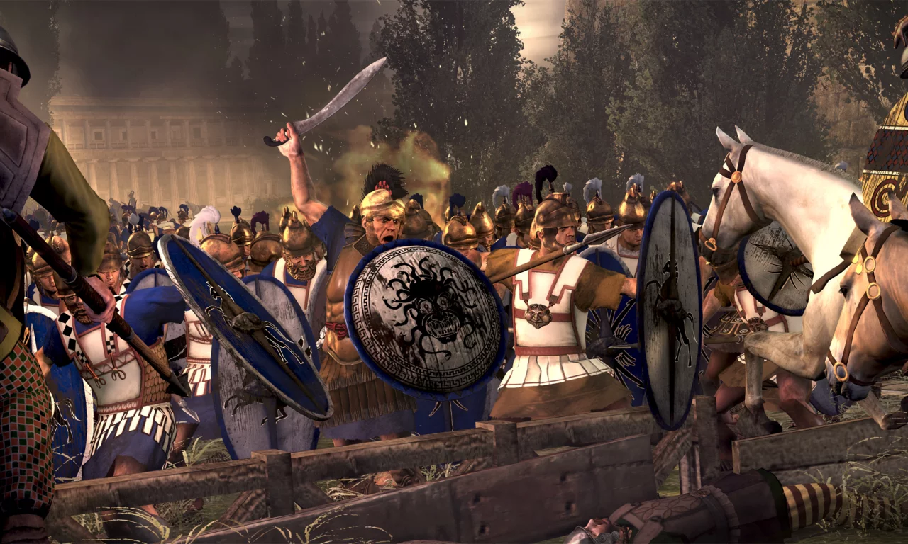 Rome II Total War, греки, армия, бой, доспехи