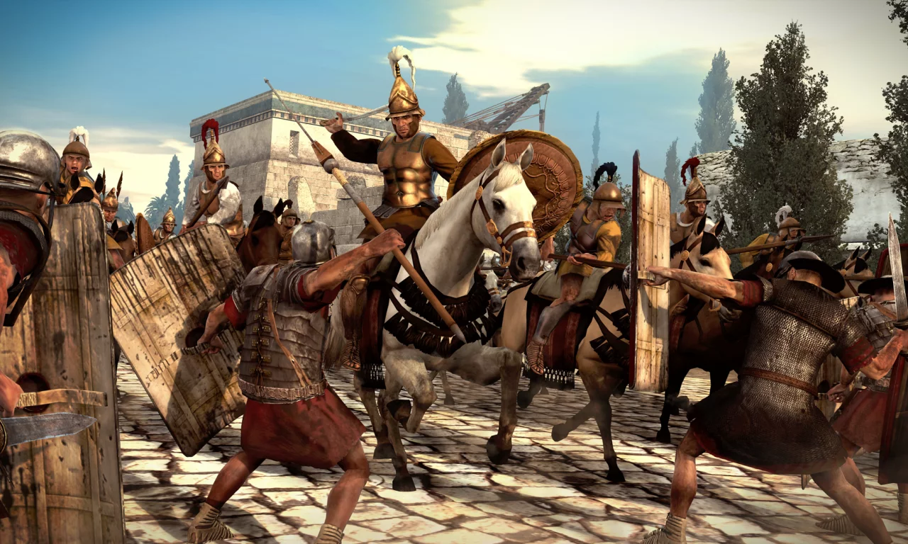 Rome II Total War, римляне, эпироты, доспехи, бой