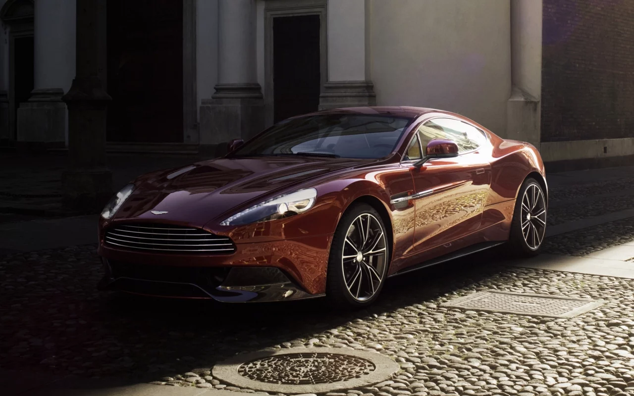 суперкар, ванкуиш, aston martin, vanquish, бордовый, астон мартин