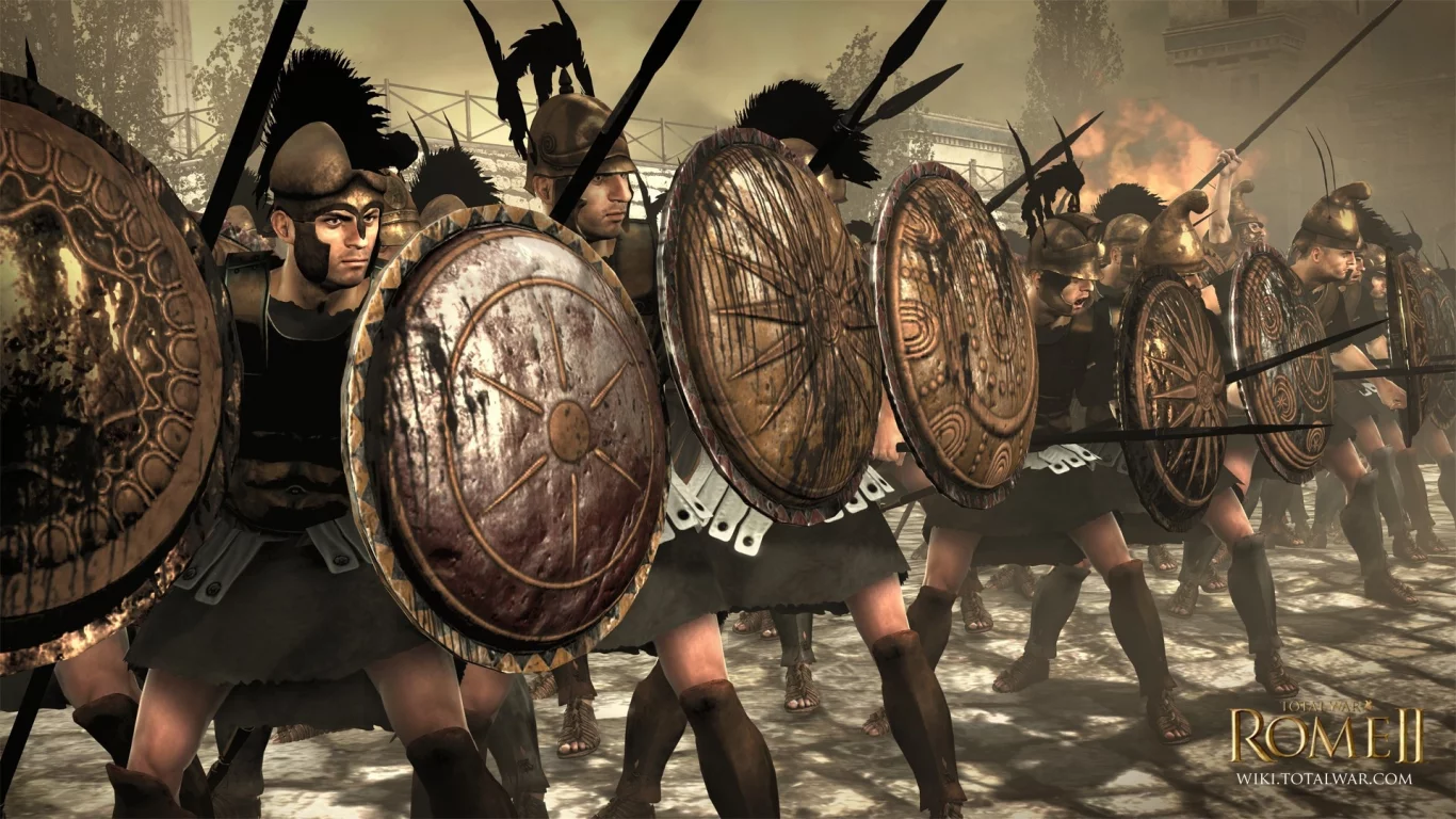 Rome II Total War, македоняне, бой, доспехи