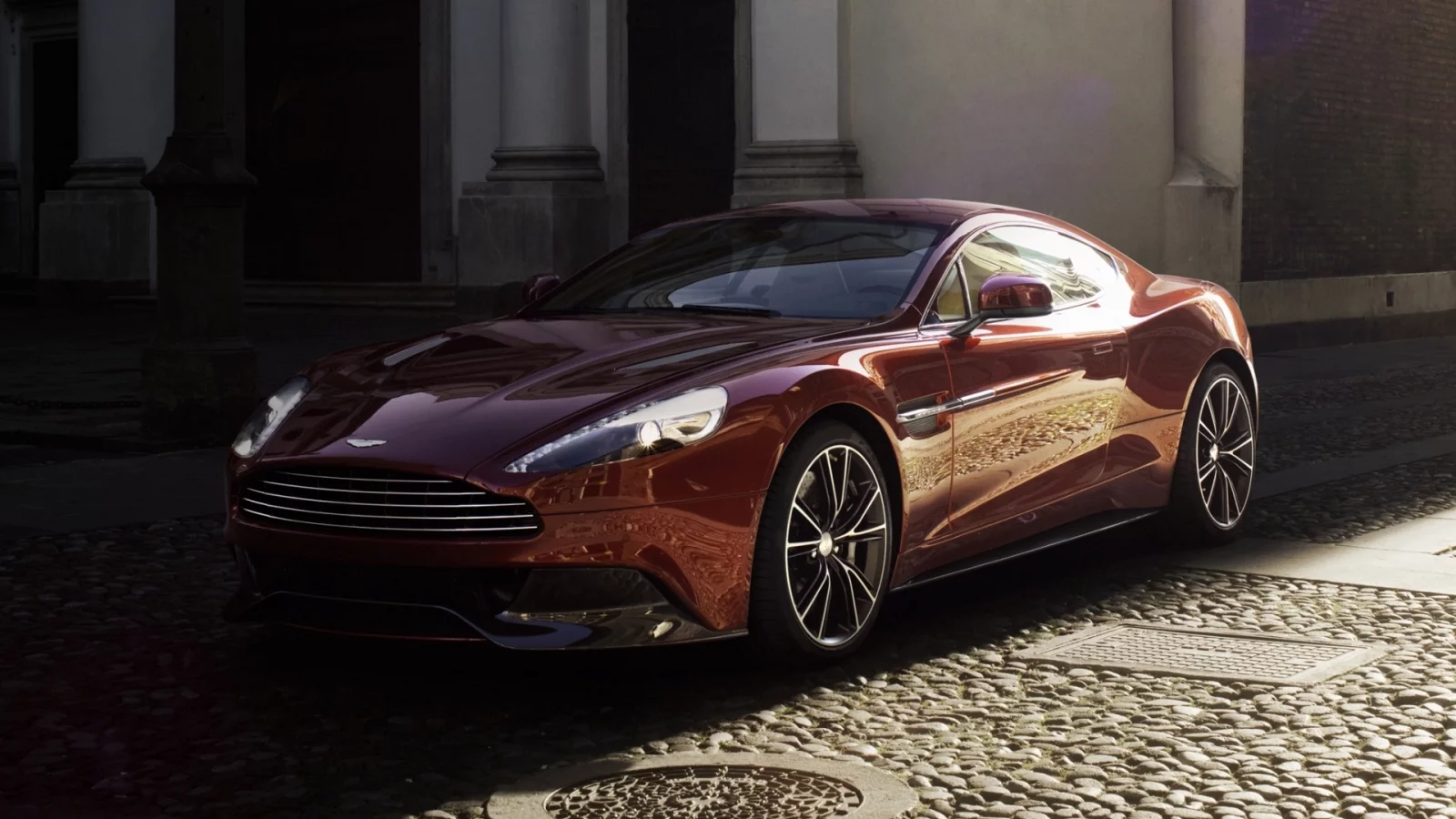 суперкар, ванкуиш, aston martin, vanquish, бордовый, астон мартин