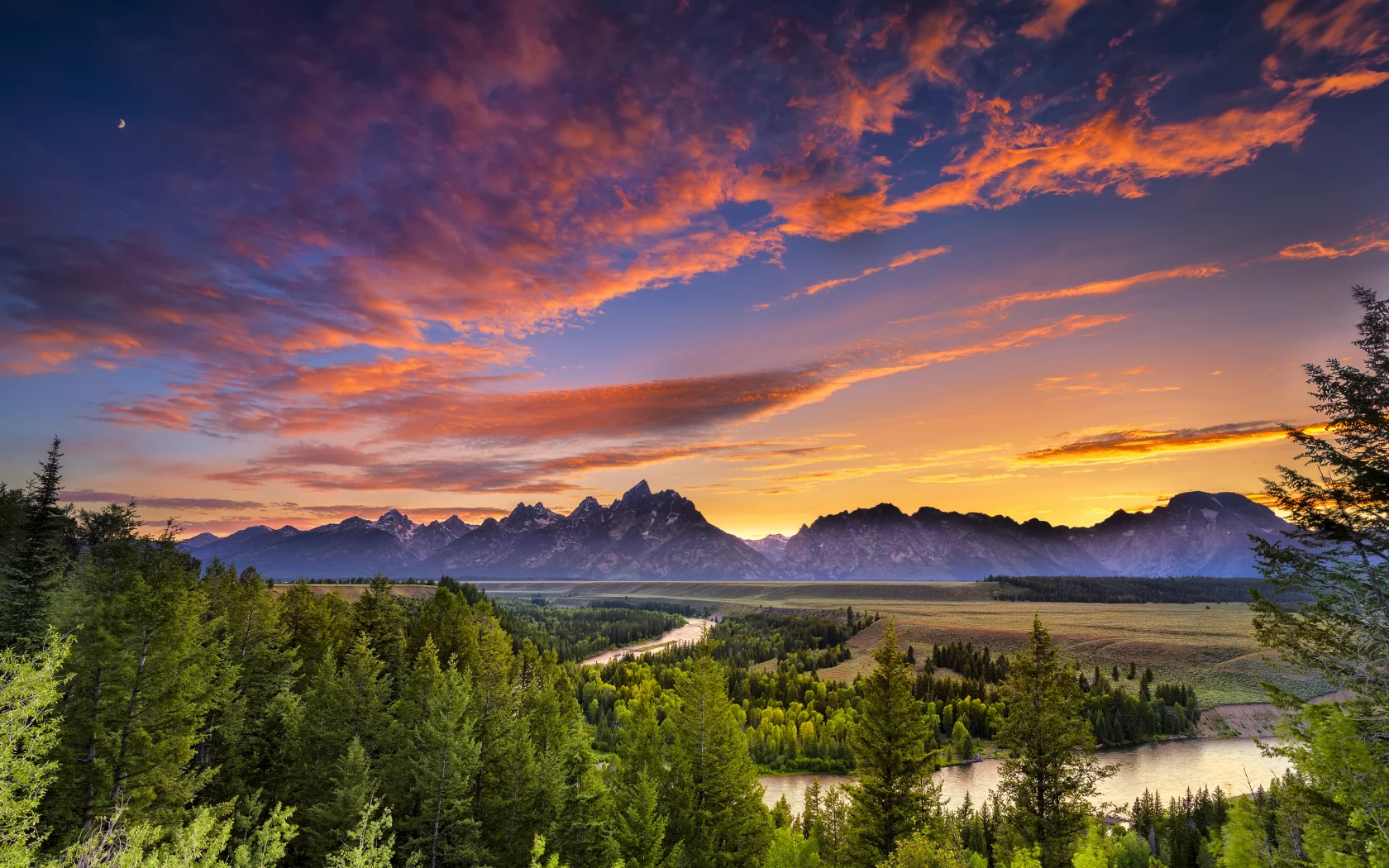 usa, grand teton national park, гранд-титон, snake river, wyoming