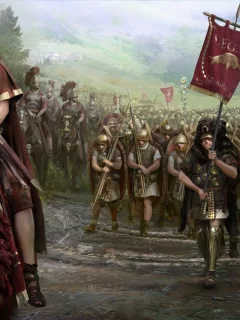 Rome II Total War, art, доспехи, римляне, армия