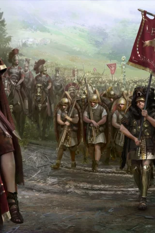 Rome II Total War, art, доспехи, римляне, армия