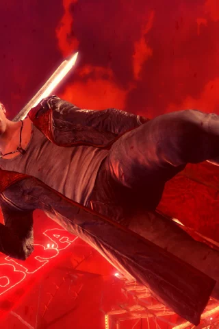 DMC, Devil may cry 5, DMC5, Dante, Данте, молодой Данте, сын Спарды, оружие, Мятежник