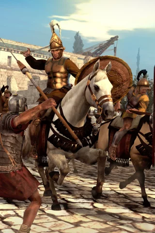 Rome II Total War, римляне, эпироты, доспехи, бой