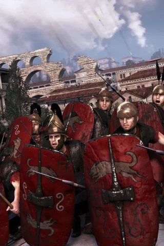 Rome II Total War, римляне, доспехи, бой