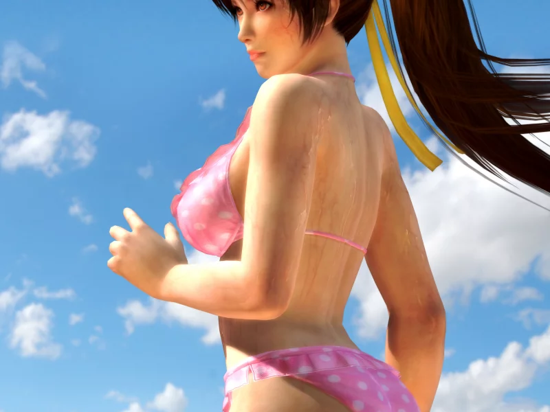 dead or alive 5, doa5, kasumi, куноити судьбы, fighting, синоби, губы
