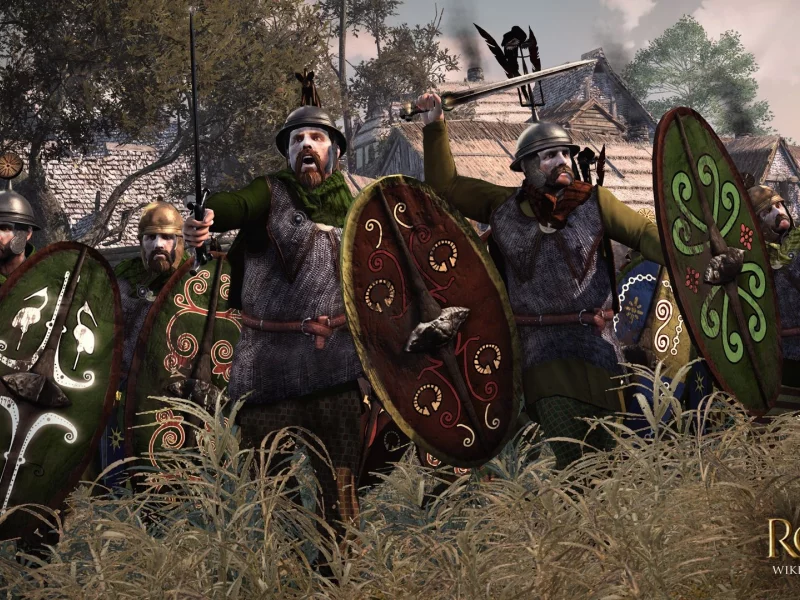 Rome II Total War, галлы, доспехи, бой